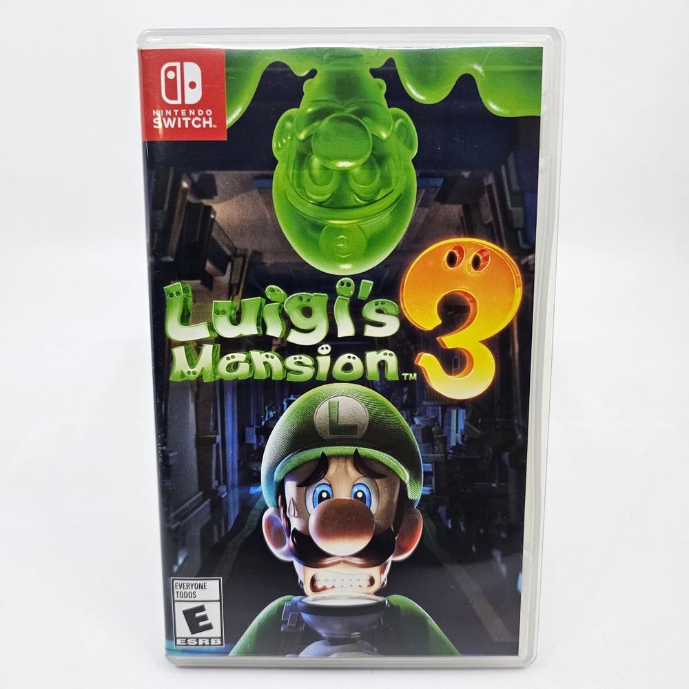 Luigi's Mansion 3 Nintendo Switch Action Adventure Game World Edition